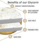 5.2LB Oatmeal soap base, DIY Handmade with Oatmeal Milk Melt and Pour Soap for Crafting and Making, Vegan, Easy to Cut