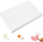 100 Sheets Arts Craft Paper for Drawing 12” x 17” White Construction Paper for Coloring, Creating, School Art Project Supplies, Standard Weight