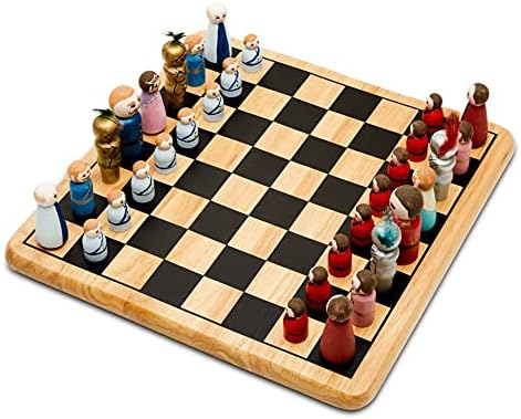 Wood Peg Dolls, 1-1/8 Inch Baby Shape Peg People, Pack of 100 Wooden Dolls, Strong Birch Wood People Figures, Peg Dolls Unfinished, Wooden Pegs for Crafts