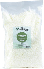 All American Wax Soy Wax Flakes – 5 lb Bag | Natural Soy Wax for Candle Making | Clean Burning, Easy to Melt, Great Scent Throw | DIY Candle Supplies