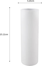 2 Pack Cylinder Mold 6 Inch Cylinder Candle Pillar - Resin Casting Silicone Molds for Home Decor & Candle Making Wave Spiral Mold