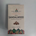 EVOKE OCCU Sandalwood Essential Oils for Skin Care, Diffuser, Perfume, Candle and Soap Making - 4 FL Oz