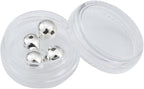 925 Sterling Silver Round Beads 8mm 4pcs for Jewelry Making Findings