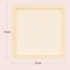 Wooden Canvas Panels with Easel Set – Complete Art Supplies for Artists, Includes 16x9 Easel, 12x12 Wooden Canvas Panels for DIY Crafts-Spring Family Fun