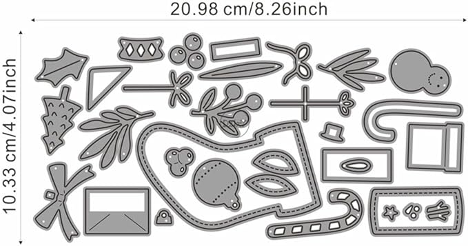 DzIxY Christmas Socks Snowman Metal Cutting Dies for Card Making Kit Embossing Paper Die Cuts Set Scrapbook Stencils Supplies Machine Templates