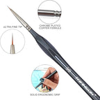 Transon Fine Detail Art Paint Brush Set 8pcs with Triangular Handle for Miniatures Model Craft Face Painting Suitable for Acrylic Gouache Watercolor Oil