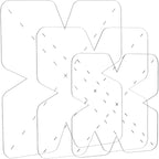 AHANDMAKER 3pcs Bowl Cozy Template Set 8/10/12 Inches Acrylic Sewing Pattern Transparent Quilting Ruler Safe Quilting Templates for DIY Crafts Family Meals Christmas Thanksgiving Home Decor