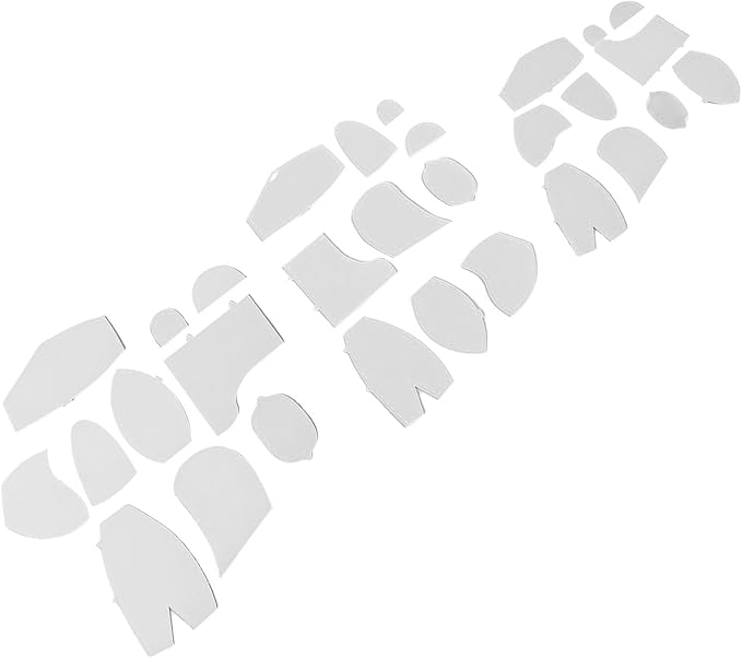 Sanpyl Memory Bear Templates, 30 Pcs Acrylic Sewing Patterns for Beginners, Bear Pattern Template Set