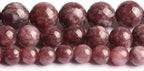 35pcs 10mm Natural Stone Beads Lepidolite Beads Crystal Gemstone for Jewelry Making, DIY Bracelet Necklace