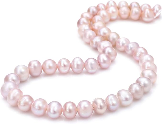 Natural Pearl Beads Potato 4-5mm Purple Freshwater Cultured Loose Gemstone Beads for DIY Jewelry Making 13.8''/Strand