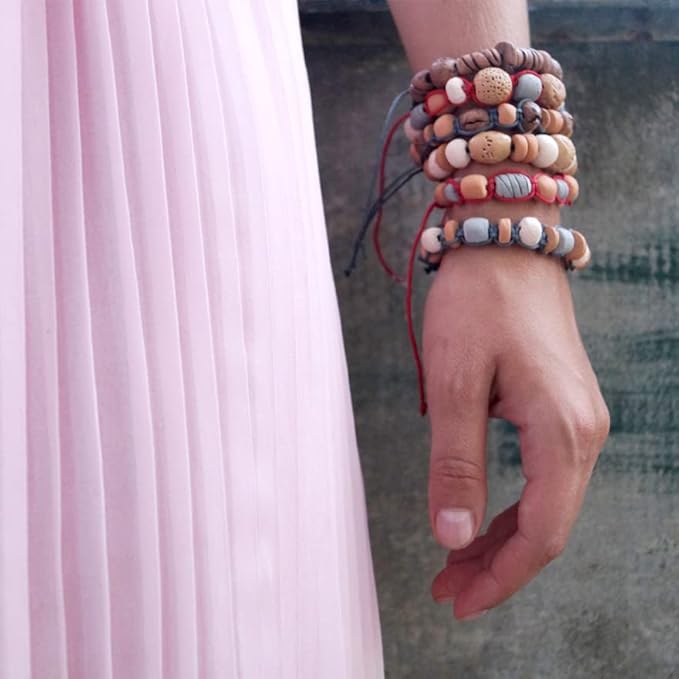 Mandala Crafts Red Round Waxed Thread for Leather Sewing - 219 Yds 200M 0.45mm Polyester Leather Thread String Waxed Cord for Leatherwork, Beading, Bookbinding, Hand Stitching