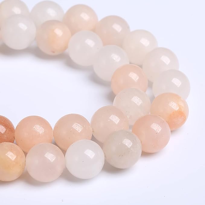 4MM 86PCS Natural Stone Pink Aventurine Loose Beads for Jewelry Making DIY Bracelet