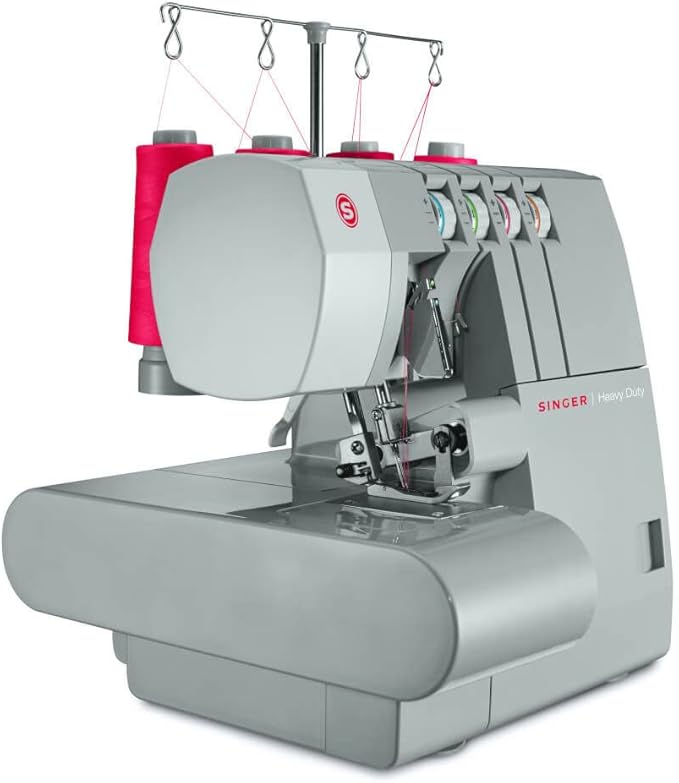 SINGER Heavy Duty 14HD854 Overlock Serger with $50 Accessories | Durable Metal Frame, 2/3/4 Thread, 6 Stitch Types, 1300 Stitches/Min, Skip-Free Stitching | Sews & Finishes Seams While Trimming Excess