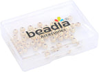 14K Gold Plated Round Spacer Beads 5mm 60pcs for Jewelry Making Findings Non Tarnish