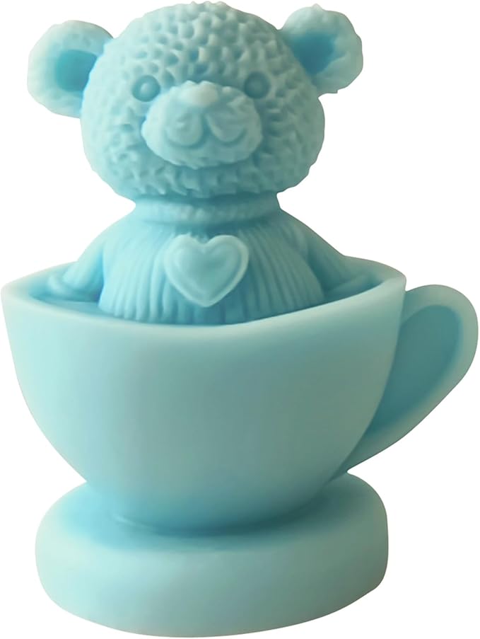 Bear Resin Casting Silicone Mold - Animal 3D Mold for Candle Making