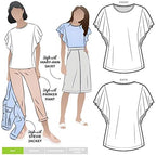 Style Arc Sewing Pattern - Posie Knit Top (Sizes 10-22)