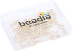 14K Gold Plated Round Spacer Beads 4mm 100pcs for Jewelry Making Findings Non Tarnish