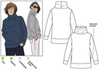 Style Arc Sewing Pattern - Brooklyn Knit Top (Sizes 18-30)