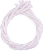 Natural White Agate Spacer Beads Caps Loose Semi Gemstone for Beading Jewelry Making 6mmx3mm 38cm