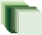 24 Sheets Sage Green Pattern Paper 12" x 12" Assorted Sage Green Scrapbook Paper Pad Double-Sided Gradient Colors Solid Core Patterned Decorative Craft Papers for Prints DIY Arts Crafts Making School