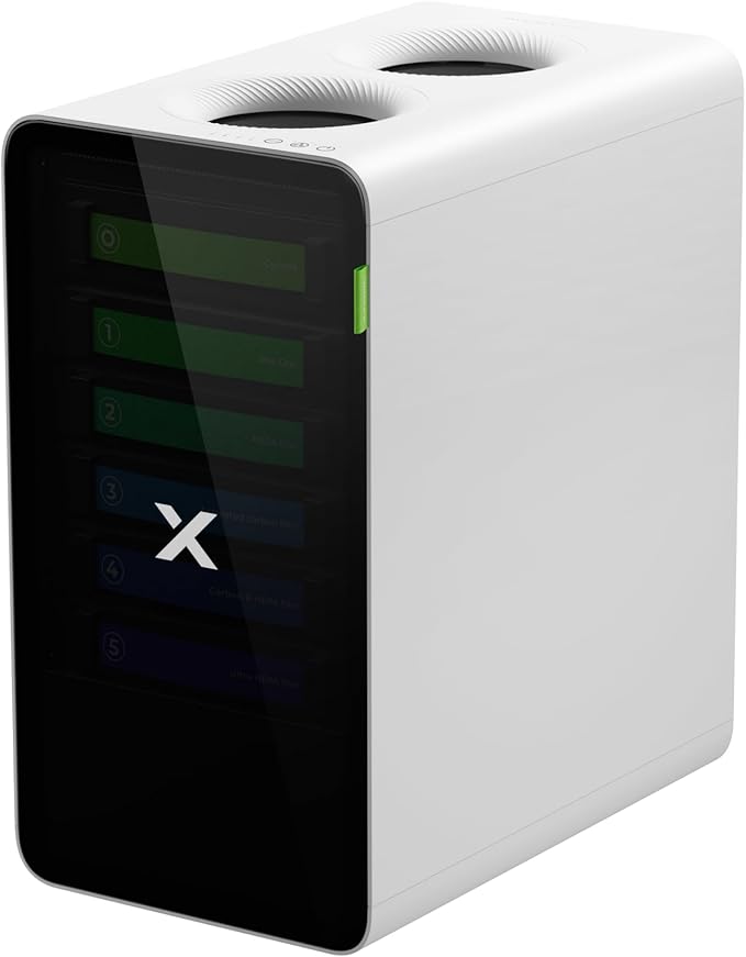 xTool SafetyPro AP2 Smoke Purifier for Laser Engraver, SuperCyclone System 6-Layer Filtration for Dust & Odors, Quiet Operation for Diode Fiber Laser Engraving Machine and CO2 Laser Cutter