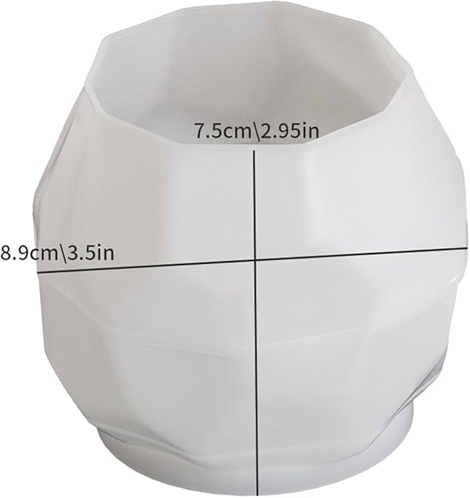 2 Pack Plant Round Jewelry Silicone Wave Spiral Candle Mold - Silicone Resin Casting Molds for Candle & Resin & Soap Craft Supplies