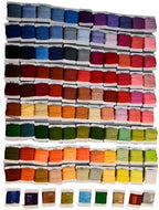 Embroidery Floss Kit 108 Colors 99 Cotton 9 Metallic Threads On Plastic Bobbins, Dmc Color Coding for Cross Stitch, Friendship Bracelets, String Crafts