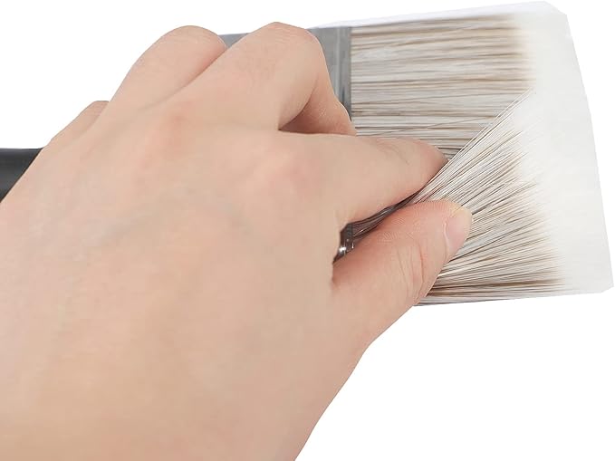 4 Inch Large Artist Flat Paint Brush Wide Wall Art Paint Brush for Gesso, Varnishes, Acrylic Painting, Watercolor, Wood, Wall, Furniture