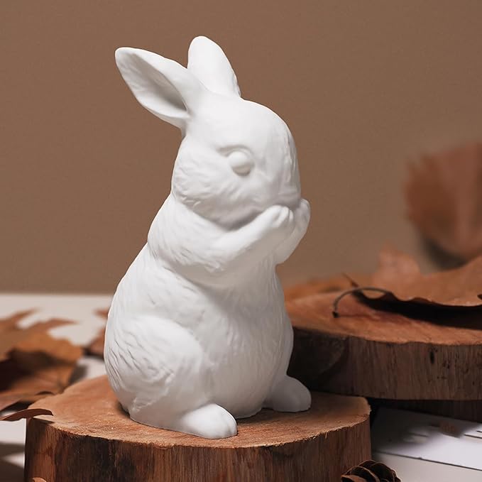 3 Wise Rabbit Molds - No See/Speak/Hear Candle 3 Pack Bunny Resin Mold - Resin Casting Silicone Molds for Home Decor & Candle Making Wave Spiral Mold