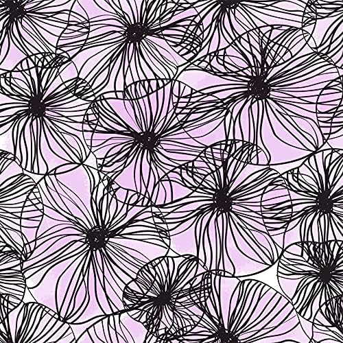 Flowers Background Clear Stamps for Card Making Scrapbooking Crafting DIY Decorations, Flowers Transparent Silicone Seal Rubber Clear Stamps for Embossing Album Crafts