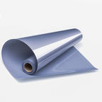 HTV Silver Heat Transfer Vinyl Rolls 12 Inch by 5 feet Roll Iron on DIY for T-Shirt Easy to Cut & Weed for Heat Vinyl Design Glossy (5Ft, Silver)