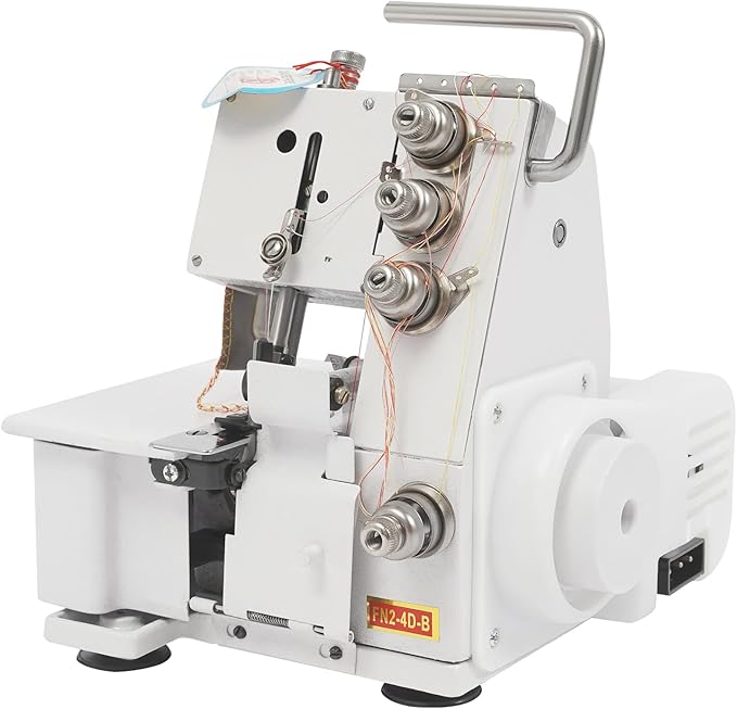 Four-thread Overlocking Machine,Professional Serger Sewing Machine,Max Sewing Speed: 1200 Stitches/min,Needle Pitch: 2.5-3.2mm/0.1-0.13in,for Cotton,Silk,Denim