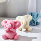 Elephant Animal Resin Casting Mold - 3D Silicone Mold for Candle Making & Home Decor