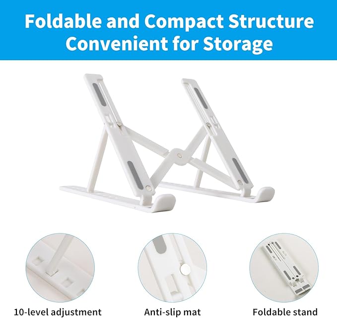 A4 Light Pad with Foldable Stand, UL Certified Adapter, 8000 Lux Super Bright Ultra Thin Pad for Cricut Weeding Vinyl, Artist Drawing Light Box/Board/Table for Tracing, Sketching - White