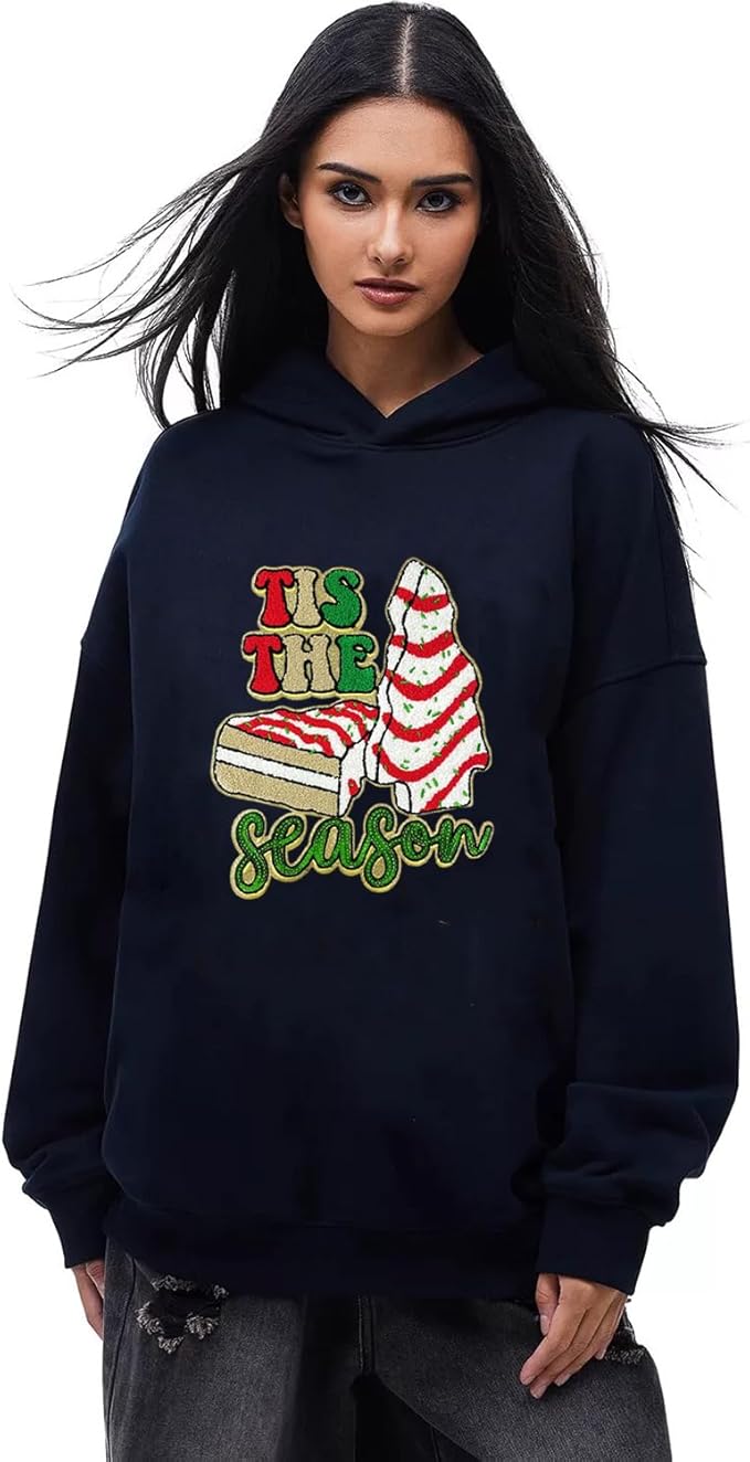 Christmas Tree Iron on Patches Chenille Embroidery Sew on Stickers Xmas Tree Applique for DIY Crafts T Shirt Clothing Jackets Backpacks Jeans Party Decorations Accessories