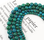 35pcs 10mm Natural Stone Beads Phoenix Stone Beads Energy Crystal Power Gemstone for Jewelry Making, DIY Bracelet Necklace