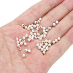 Silver Plated Round Spacer Beads 4mm 100pcs for Jewelry Making Findings Non Tarnish