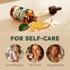 KUKKA Neroli Essential Oils - 4 Fl Oz - for Hair, Skin, Diffuser, Aromatherapy & DIY Soap Making Scent