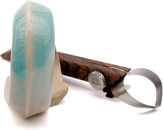 The Original DiamondCore Tools Handheld Extruder, Pottery Handle Making Tool, Clay Sculpting Tools, Slab Extruder Pottery Tool (R205 Middle Ridge XL)