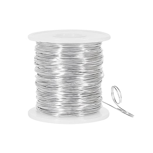 Tenn Well 20 Gauge Jewelry Wire, 328 Feet 0.8mm Bendable Aluminum Craft Wire for Jewelry Making, Beading, Sculpting and Bonsai Training