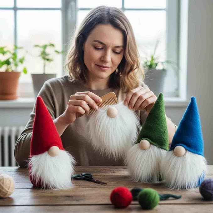 Tatuo 6 x 60 Inch White Faux Fur Fabric Halloween Fluffy Fuzzy Craft Fake Fur Cuts Shaggy Synthetic Plush Patch Sewing DIY Winter Christmas Costume Gnome Beard Miniature Dolls Rugs Mat Gift