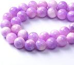 32pcs 12mm Natural Pink Starry Galaxy Persian Jade Gemstone Beads Round Loose Spacer Beads for Jewelry Making DIY Bracelets Necklaces 15" (Pink Starry Persian Jade, 12mm)