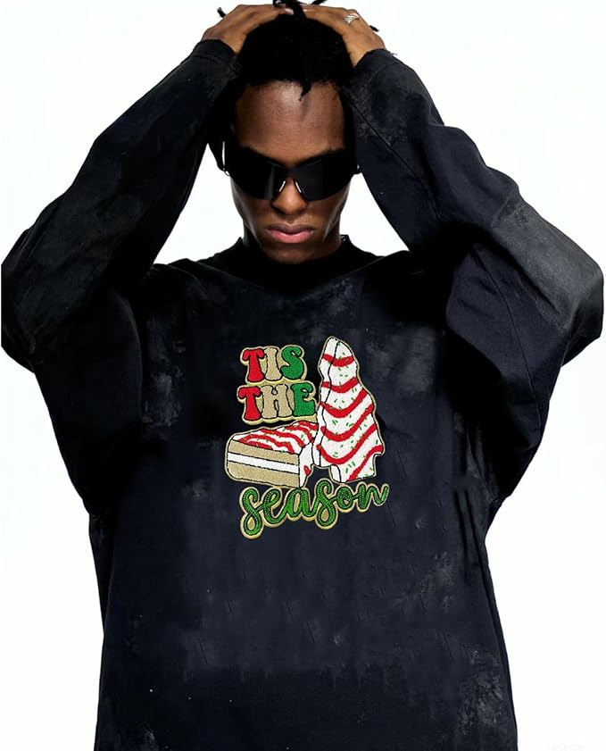 Christmas Tree Iron on Patches Chenille Embroidery Sew on Stickers Xmas Tree Applique for DIY Crafts T Shirt Clothing Jackets Backpacks Jeans Party Decorations Accessories