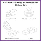 Honey Shea Butter Soap Base Gift Set Vegan,Making Supplies,DIY Handmade Soap Base Natural,Organic,Easy to Cut - 2 lbs