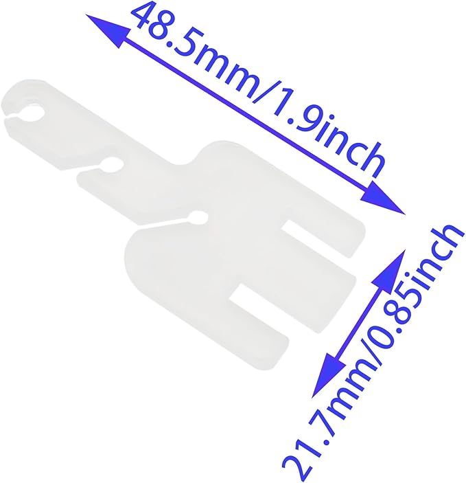 LBTODH 3PCS Yarn Tensioner Adapters Removable Transparent Tension Rods Acrylic Knitting Machine Accessories for Express Knitting Machines