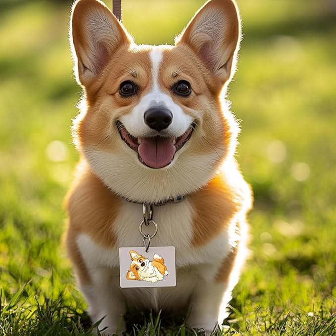 CHGCRAFT Cute Corgi Pets Clear Stamp Dogs House Playing Transparent Handicraft Stamps for DIY Scrapbooking Photo Album Decorative Cards Making, 6.3x4.3inch