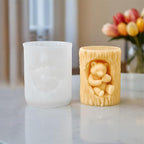 Tree Bear Candle Mold - Animal & Bear Resin Casting Molds, Silicone Clay Jewelry Molds, Candle Making Craft Supplies