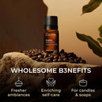 Gya Labs Coffee Essential Oil - 0.34 Fl Oz - for Hair, Skin, Diffuser, Aromatherapy & DIY Candle Making Scent