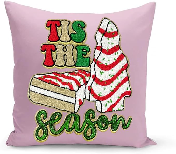 Christmas Tree Iron on Patches Chenille Embroidery Sew on Stickers Xmas Tree Applique for DIY Crafts T Shirt Clothing Jackets Backpacks Jeans Party Decorations Accessories