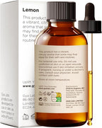 Gya Labs Lemon Essential Oil - 4 Fl Oz - for Hair, Skin, Diffuser, Aromatherapy & DIY Candle Making Scent